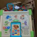 LeapFrog Touch and Learn Electronic Musical Light-Up Wooden Activity Cube Toy, Animal Themed, Ages 1 and Up, 8.1" x 11.4" x 7.3"