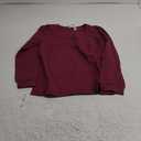 Arshiner Girls Shirt Casual Square Neck Long Sleeve Shirts Fall Winter Tunic Tops For Girls 5-12 Years (10-11 Years, Maroon)