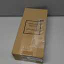 Eywamage Silver Christmas Tree Candles with Remote, Real Wax Flickering Flameless LED Taper Candles Set of 2