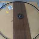 Cuspin 30 Inch Large Wall Clock Modern Rustic Walnut Dial Decorative Clock