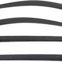 WellVisors Window Tape Plus Clip-on Visors Wind Deflectors Compatible with Chevrolet Bolt EUV 2022 2023 2024 & 2027 Bolt Premium Series Rain Guards 3-847CH037