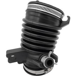 HZEL Car Air Cleaner Intake Hose Tube, OEM#17225-R1A-A01 Rubber Vehicle Engine Filter Air Intake Hose Duct with 3 Clamps, Auto Engine Filter Boot Replacement, Compatible with Civic Ilx
