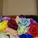 Waydress 30 Packs 2.8 Inch Flower Hair Clip Rose Hair Accessories Floral Hairpin Brooch Flowers Pin Brooch for Bridal Headpiece Accessories Wedding(15 Colors)