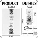 Funny Raccoon Hand Towels Set of 2, Raccoon Gifts for Women Lovers Hand Towels for Bathroom Decor, Funny Raccoons Bathroom Decor, 16x24 Inches