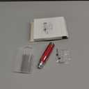 7 In 1 Prime Model Scriber with 7 Blades Gundam Resin Carved Scribe Line Cutting Tool Chisel (0.1/0.2/0.4/0.6/0.8/1.0/2.0mm) Red