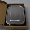 Blockhtte Stainless Steel Lunch Box for Adults I 47oz I Bento Box 3 Compartments with free Sealing, Leak-Proof Container, Metal Lunchbox for Travel, Work, Eco-Friendly Meal Storage Solution