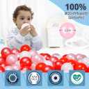STARBOLO Ball Pit Balls for Toddlers Phthalate Free BPA Free Non-Toxic Crush Proof Play Balls for Toddlers Kids Pool Playhouse Pack of 100 200 500