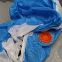 Stegosaurus Inflatable Shark Costume Kids, Halloween Shark Inflatable Costumes Funny Blow up Costume for Boys Girls (6-12 Yrs, Blue)