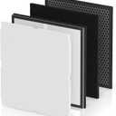4 Pack MinusA2 Filter Replacement Kit Compatible with MinusA2
Air Purifi-ers, SPA-700A, SPA-780A, SPA-780N, 4-in-1 HEPA and Activated Carbon Filter [for Odor]