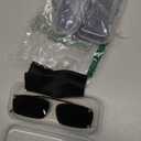 Eyekepper 3-pack Polarized Clip on Sunglasses With Spring Draw Bar Grey/Brown/Green Lens 54 * 34MM