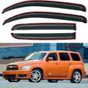 in-Channel Window Visors Rain Guards Shield for 2006-2011 Chevy HHR, Window Vent Wind Deflectors Visors Shades for 06-11 HHR