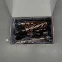 5 in 1 Wand Curling Iron Set, Hair Styling Tools with Thermal Brush and 4 Interchangeable Ceramic Barrels from 1/2 to 1 1/2 inch, Fast Heating, Dual Voltage Hair Curler, Gifts for Women (Rose Gold)