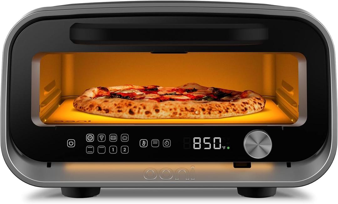 Ooni Volt 2 Electric Indoor Pizza Oven - Versatile Countertop Electric Toaster Oven, Cook 12 Inch Pizzas and More - Charcoal Grey