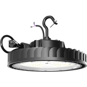 BEULT 200W High Bay LED Shop Lights 30000LM Eqv.800W MH/HPS,5000K high Bay led Lights 0-10V Dimmable,UFO LED High Bay Light for Warehouse Workshop Factory AC100V-277V 1Pack