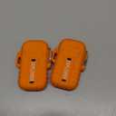 Waterproof Butane Torch Lighter Refillable Windproof Jet Flame Lighters for Fireplace Fireworks Grill Camping BBQ Lighter Gift for Man,2 Pack (Without Gas) (Orange+Orange)