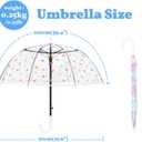 Kids Clear Bubble Umbrella with Dome Canopy for Toddler Boys Girls