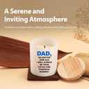 Dad No Matter How Old I Will Always Be Your Financial Burden Father's Day Dad Gifts Scented Candles Home Office Jar Candles Lavender Scent Soy Wax Candles 9.5 oz