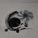 20'' Ceiling Fan with Light, Upgraded Low Profile Fan, Flush Mount Ceiling Fan, 6 Speeds, Dimmable LED, App & Remote Control, Quiet DC Motor, for Bedroom, Living Room, F115 Black