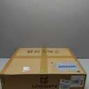 Lineware 22.5-Inch Lawn Aerator with Weight Bag, Heavy Duty Push Spike Aerator with 4 Wheels, Aerator Lawn Tool with 42.2" Steel Handle, Manual Aerator Lawn Tool with Foam Armrests, for Lawn, Garden and Yard