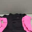 Hevto Kids Wetsuit for Boys Girls Toddler Youth 3/2mm Neoprene Full Wet Suits in Cold Water for Swimming Surfing Diving (14, K1-3mm-Back Zip-Pink)