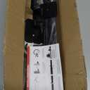 Black Curtain Rod for Windows 30 to 45 Inches,5/8 Inch Diameter Small Curtain Rods Set with Adhesive Brackets,Renter Friendly Adjustable Curtain Rods for Bedroom,Living room