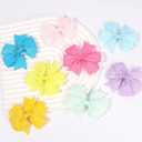 OAOLEER 40Pcs 3inch Hair Bows for Girls, Boutique Grosgrain Ribbon Pinwheel Hair Bows Alligator Clips For Girls Baby Toddlers Accessories Teens In Pairs (3inch-40pcs Bows)