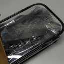 Busiuw Clear Lunch Bag for Work Double-Deck Clear Lunch Bag Women and Men Clear Work Lunch Bag with Adjustable Shoulder Strap - for Picnic, Beach, School (Perfect Size for 2-3 People)