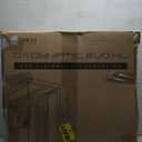 DUHOME Work Stool WY-171XF Crescent Adjustable Swivel Task Chair on Wheels (Black)