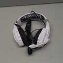 BENGOO Pro Gaming Headset for PS4 PS5 PC Xbox One Controller, Noise Cancelling Over Ear Headphones with Mic, LED Light, Bass Surround, Soft Memory Earmuffs for Laptop Mac - White