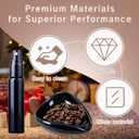 3 x 3 PCS Coffee Dosing Cup and Spray Bottle with a Spoon Kit Espresso Barista Accessories Ceramic Dosing Tray for Ground Coffee or Tea Mister Spray Bottle Reducing Static Barista Tool Set