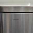 happimess HPM1011A Curtis 8-Gallon Step-Open Trash Can with Soft-Close Lid, Modern, Minimalistic, Fingerprint Proof for Home, Kitchen, Laundry Room, Office, Bedroom, Bathroom, Chrome