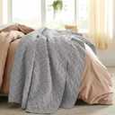 Bedsure Quilts King Size - Lightweight Bedspreads King Size with Basket Weave Pattern, Soft Quilt Bedding Set, Light Grey Comforter Set Coverlet for All Seasons with 2 Pillow Shams (106" x 96")
