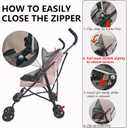 Cat Stroller Foldable Lightweight for Small Dogs Cats 0-15 lbs Pink
