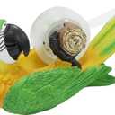 Cute Parrot Tape Dispenser Desk Women - White Elephant Gifts for Adults Funny,School Office Sculpture Decor,Mini Packing Supplies,Desktop Small Clear Tape Holder,Bird Animal Arts Crafts Accessories