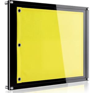 Hicarer Acrylic Golf Flag Display Frame Holds up to 14 x 20 Inch Golf Flags