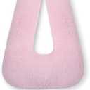 Travel Pillow Cushion for The Back Seat of Car Car Pillow for Kids A Sleeping Artifact Suitable for Long-Distance Travel of Adults and Children Travel Pillow for Kids Pink