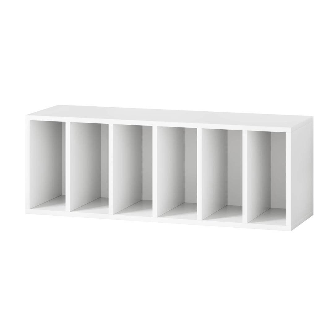 IOTXY DIY Modular Cubby Bookcase - Stackable 3-Cube Open Bookshelf, White | Enjoy DIY Fun, Free Combination, CubeXY Customizable Expandable Shelving Units, Fits 11-inch Fabric Storage Bin Organizer