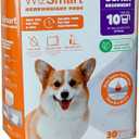 WizSmart Heavyweight Dog Pee Pads for Large Dogs, Puppies, Seniors Ultra Absorbent, Leak Proof, Odor Control, Quick Dry, Training Pads with Stay Put Tabs 23.5" x 22", 10 Cup Capacity