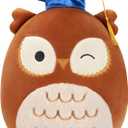 Squishmallows Original 12-Inch Arella Brown Owl with Graduation Cap - Official Jazwares Plush
