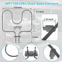 Showingo Range Bake Lower Oven Heating Unit Element Compatible with Whirlpool Amana WP77001094, 77001094, CH5910, ARR630,ART6110 Replacement Oven Bake Element 8190056, AP4104297, AP6011444