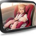 Shynerk Baby Car Mirror, Safety Car Seat Mirror for Rear Facing Infant with Wide Crystal Clear View, Shatterproof, 360 Rotation, Crash Tested and Certified