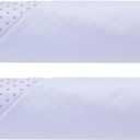 Peryiter 2pack 72 x 24'' Hot Yoga Towel Pack with Grip Dot, Sticky Fiber Mat Towels Non Slip for Hot Yoga, Absorbent Microfiber Sweat Anti-slip Cover for Pilates Exercise Fitness Workout(Light Purple)