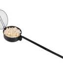 Campfire Popcorn Popper - Old Fashioned Popcorn Maker with Extended Handle - Camping Gear by Great Northern Popcorn (Black)