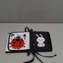 High Contrast Black and White Baby Toys for Newborn 0-6 Months  Contrast Cards & Sensory Baby Book with Mirror  Tummy Time Infant Toys for Visual Stimulation, Early Learning & Brain Development