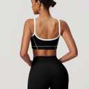 QBGJTD Two Piece Women Workout Sets Color Block Sports Bra and Scrunch Butt Lifting Shorts Gym Yoga Active Wear Outfits (Black, S)