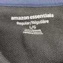 Amazon Essentials Men's Regular-Fit Cotton Pique Polo Shirt (Large, Black)