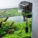 Slim Aquarium Filter 42 GPH Small Fish Tank Filter for 2.5 to 5 Gallon Tanks, Adjustable Flow Pre-Filter Sponge for Betta, Shrimp, Turtle Nano Reef Ideal Fish Tank Pump