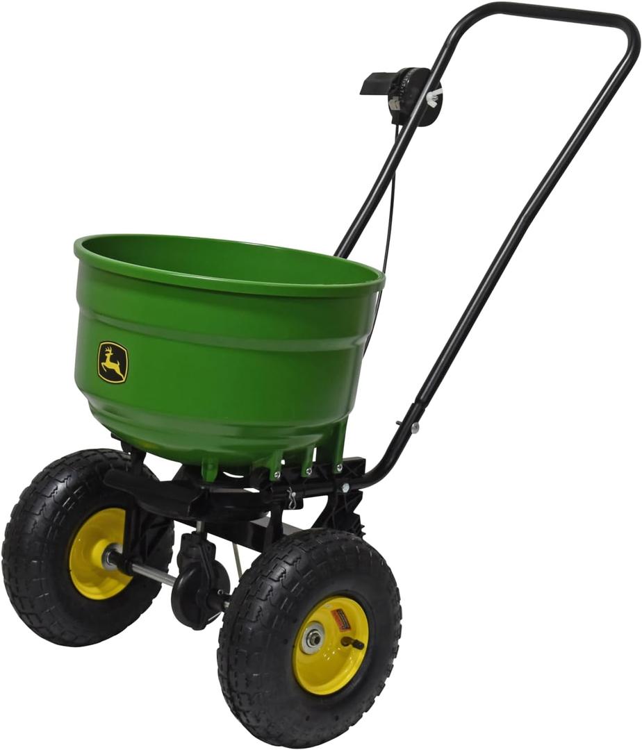 John Deere 60 lb. Push Spreader 45-0566-JD, 22.5" W x 20" L x 27.5" H