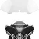 7" Wave Windshield Windscreen Wind for Touring Street Glide Electra Glide FLHT FLHTCU Ultra Classic Glide FLHX FLHTK Tri Glide 1997-2013 Clear