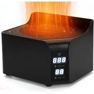 1500W Portable Dry Hot Air Heater for Sauna Tent, Electric Dry Steam-Free Sauna Heater with Adjustable Temp & Timer, Fast Heating Hot Air Generator for Home Personal Spa Therapy (120V) UL Standards